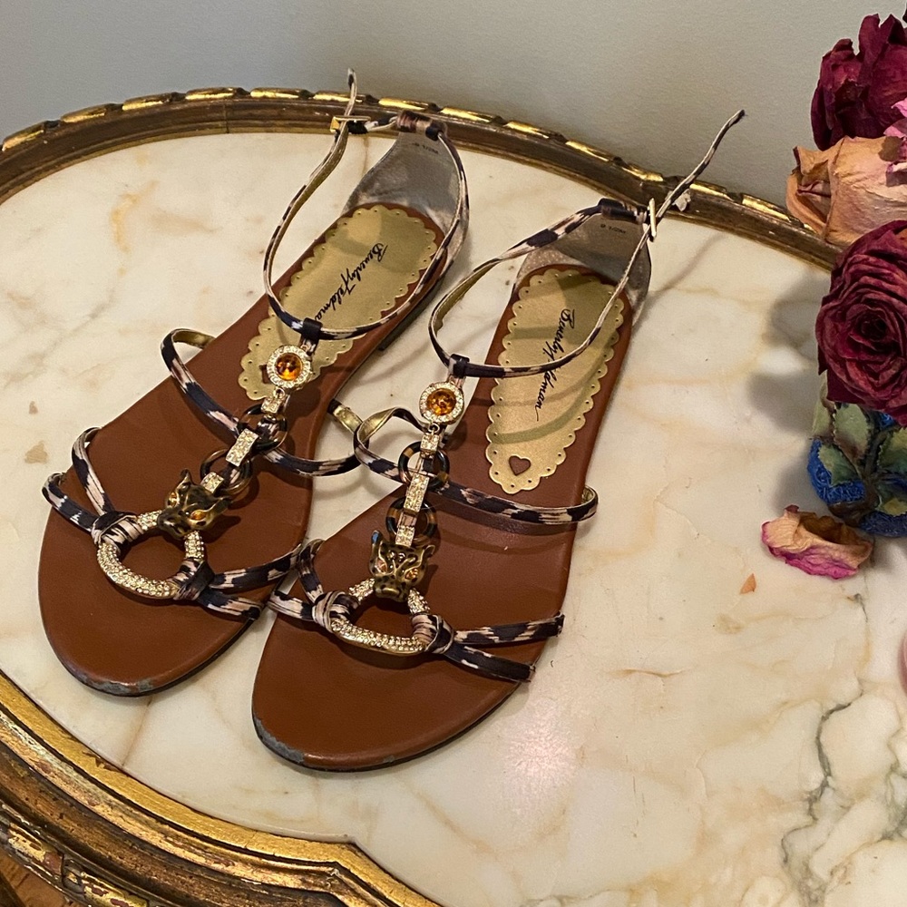 Cheetah Print Sandals